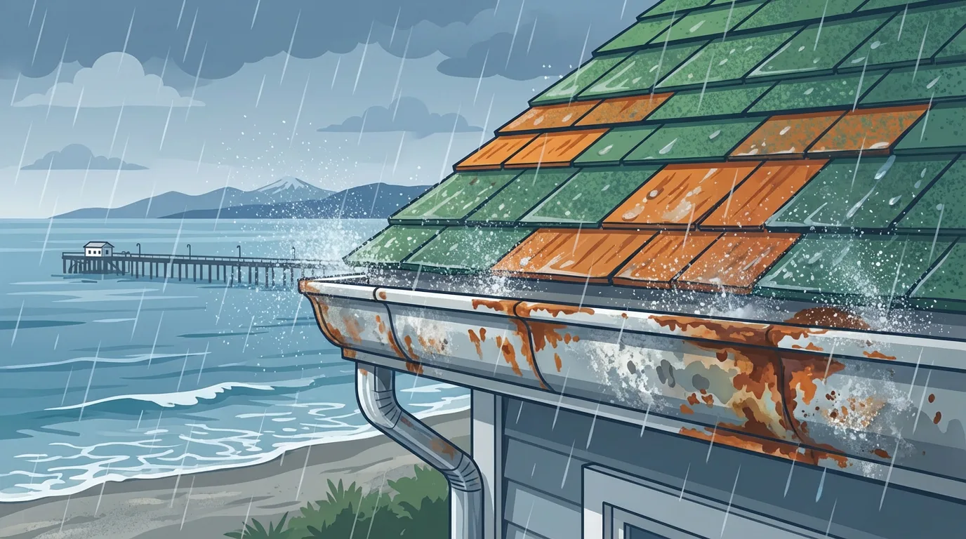 Coastal Gutter Corrosion in White Rock - Salt Air and What to Do About It