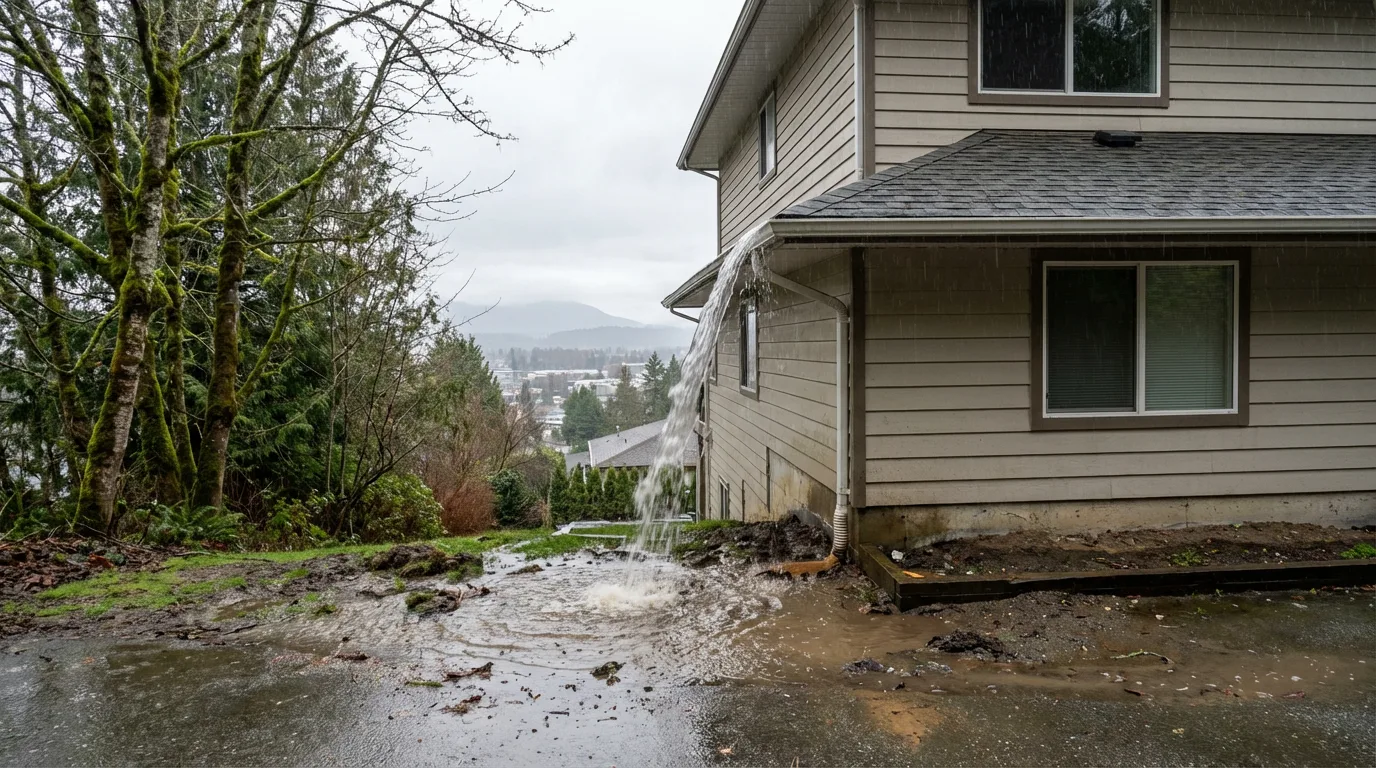 Downspout Drainage Problems in Delta - Common Issues and Fixes