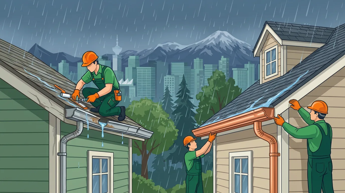 Gutter Repair vs Replacement in Burnaby - When to Decide